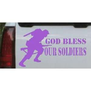 God Bless Our Soldiers Military Car Window Wall Laptop Decal Sticker 