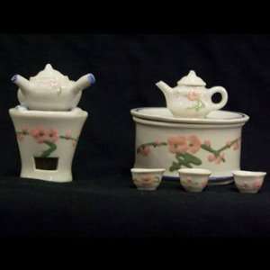  Miniature Flower Tea Set 