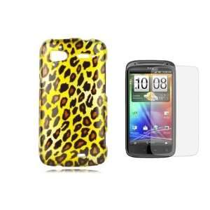  HTC Sensation 4G Hard Shell Front/Back Phone Case Leopard 