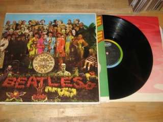BEATLES Sgt Peppers LP 1st Press MONO psych sleeve  