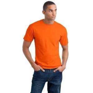   Mens Poly/Cotton T Shirts   Orange  XXL Case Pack 24 