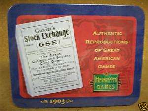 Reproduction of 1903 Gavitts Stock Exchange Card Game  