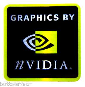 Original Graphics by NVIDIA Sticker 25 x 25mm [332]  