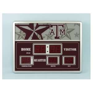  Texas A&M Aggies Scoreboard Clock