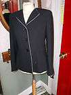 Vintage Womens Sheep Shearling w/Bone Buttons Hooded Coat Size M/L 