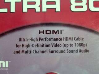 New Monster Cable ULTRA 800 HDMI 1080p 35 ft High Def  