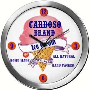  CARDOSO 14 Inch Ice Cream Metal Clock Quartz Movement 