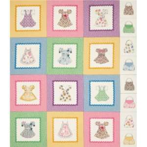  44 Wide Dolly Dear Dress Up Panel Multi Fabric By The 