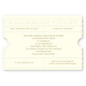 Admission Ticket Invitations