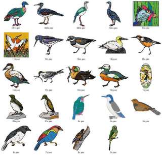 BIRDS COLLECTION   LD MACHINE EMBROIDERY DESIGNS  
