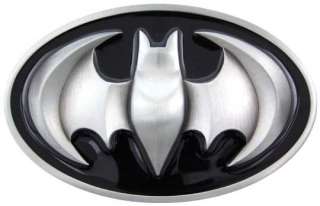 Black Enamel 3D Batman Logo Belt Buckle Bat Man  