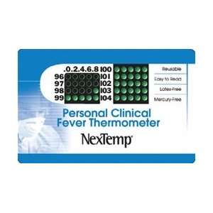 NexTemp   Reusable Celsius Clinical Thermometer Wallet Size Carrier 