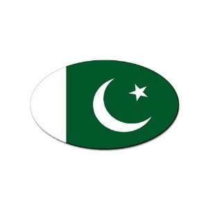  Pakistan Flag Oval Magnet