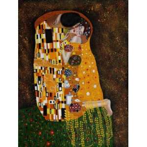  Klimt Paintings The Kiss (Full View)