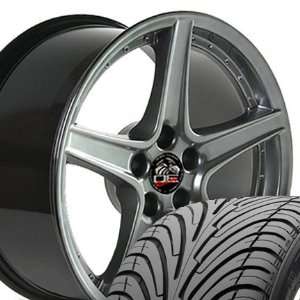  Saleen Style Wheels and Tires with RivetsFits Mustang (R 