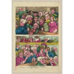  Comedy in the country. Tragedy in London / Rowlandson,scul 