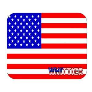  US Flag   Whittier, California (CA) Mouse Pad Everything 