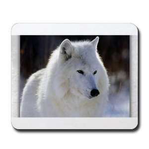  Mousepad (Mouse Pad) Arctic White Wolf 
