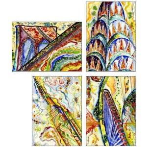  New York City Note Cards   5 Each of 4 Designs with 