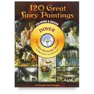  Dover Full Color Clip Art CD ROM   120 Great Fairy 