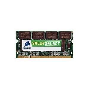Corsair VS256SDS400 256MB DDR400 PC3200 Value Select SO DIMM Memory 