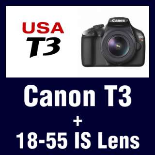 USA Model Canon T3 1100D + 18 55 IS Lens. EOS Digital Rebel SLR Camera 