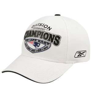   Patriots White 2007 AFC East Division Champions Hat