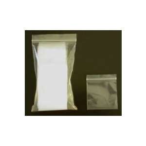    100 ZIP BAGS WITH NO HOLES 2x2 white block 