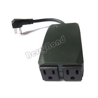   outdoor wireless remote control plug 2 outlet Switch FK 824B  