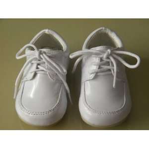  Infant & Toddler Boys White Dress Leather Shoes Tuxedo 