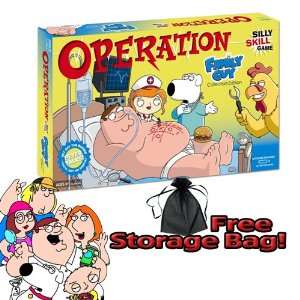  Family Guy Operation w/ Free Storage Bag Toys & Games