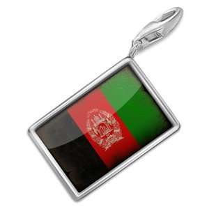  FotoCharms Afghanistan Flag   Charm with Lobster Clasp 