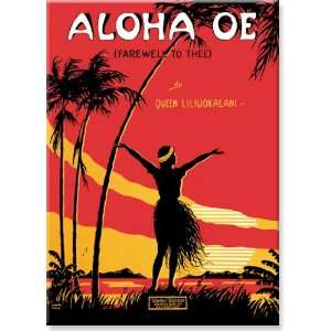  Aloha Oe (Farewell to Thee) Vintage Music Sheet   Hawaiian 