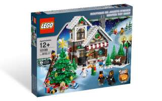 HOLIDAY LEGO CITY WINTER TOY SHOP 10199 7 MINI FIGURES  