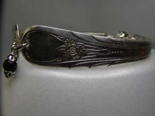   Plated Spoon Bracelet  Antique Magnetic Clasp 4818 Size 7   8  