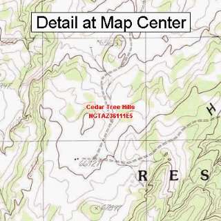   Map   Cedar Tree Hills, Arizona (Folded/Waterproof)