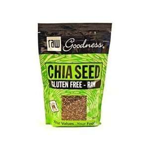  RAW GOODNESS Chia Seeds, Black, 14 oz ( Double Pack 