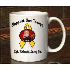   Our Troops Personalized Photo Mugs 