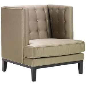  Noho Collection Champagne Satin Club Chair