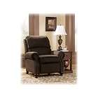   HAWKINS CHOCOLATE Elegant Wingback Style Recliner   HOUSTON ONLY
