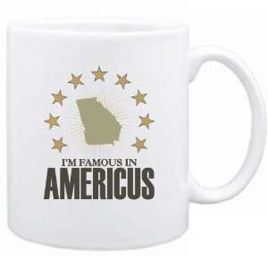   New  I Am Famous In Americus  Georgia Mug Usa City