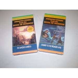  2 VHS Animated Stories from Book of Mormon   Savior in 