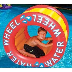  Inflatable Water Wheel Pool Ride On Toys & Games