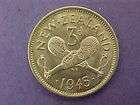 three pence coin 1945  