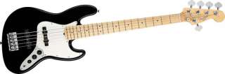 Fender American Standard Jazz Bass V String Maple Fretboard   Black 