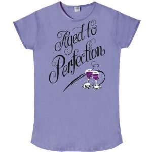  Aged to Perfection Sleep Shirt in Gift Bag   Lavender 