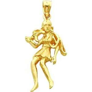  14K Gold Virgo Zodiac Charm Jewelry