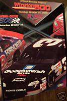 NASCAR 2000 TALLADEGA WINSTON 500 RACE PROGRAM OCT 15  