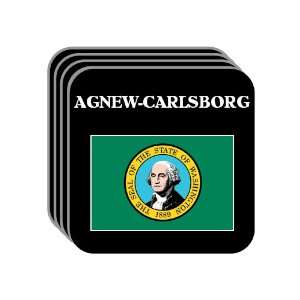  US State Flag   AGNEW CARLSBORG, Washington (WA) Set of 4 