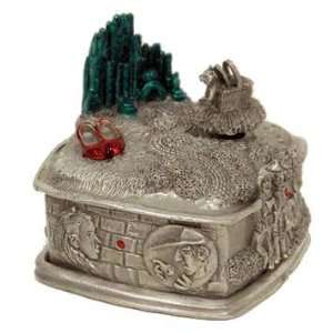  Wizard of Oz Music Box Somewhere Over the Rainbow Pewter 